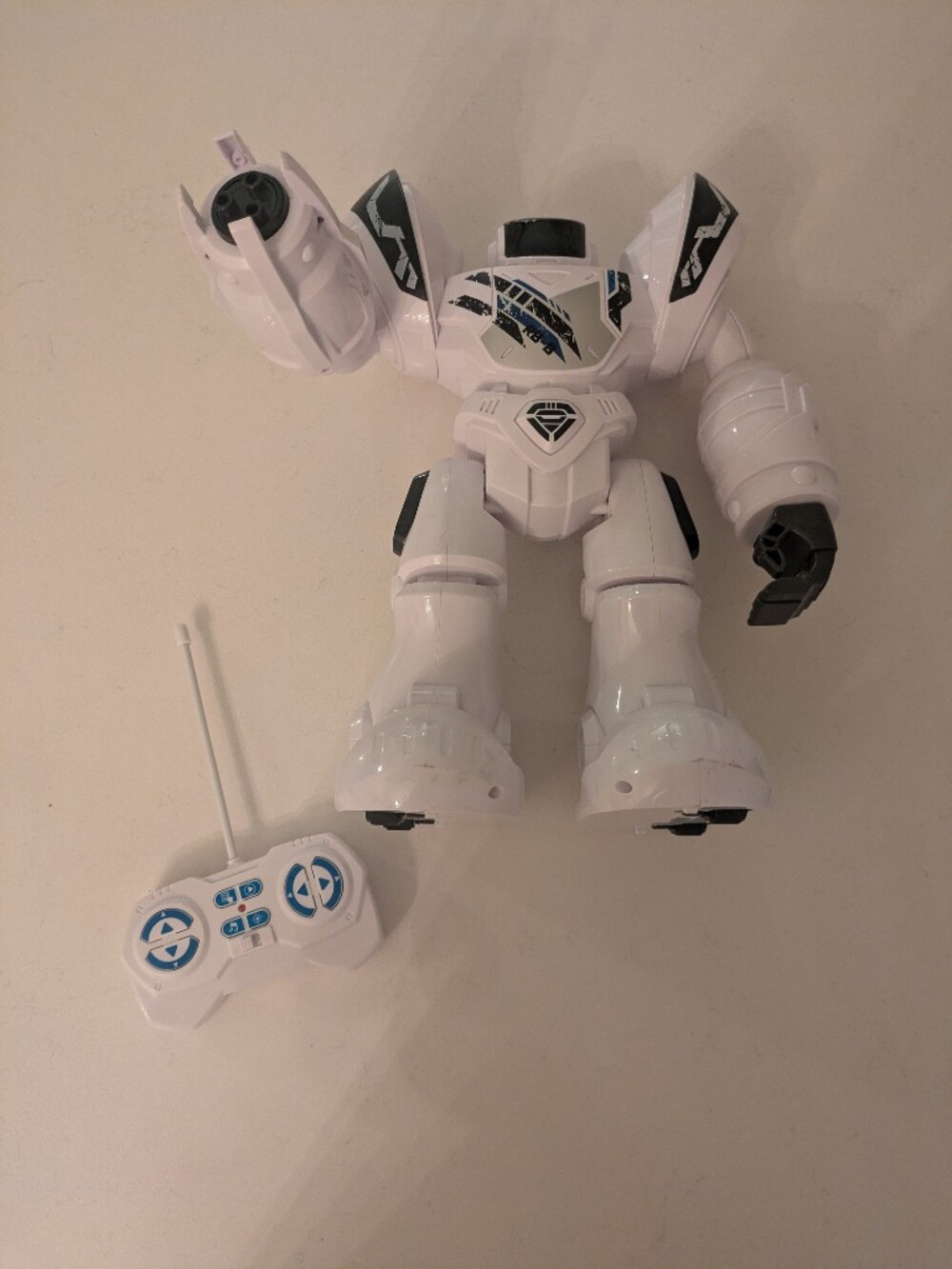 White Remote Control Robot Toy - Kids Toys
